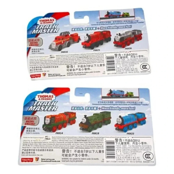 Track Master Lot 2 Rebecca and Shane Fisher Price Thomas The  Tank Engine - Picture 2 of 4